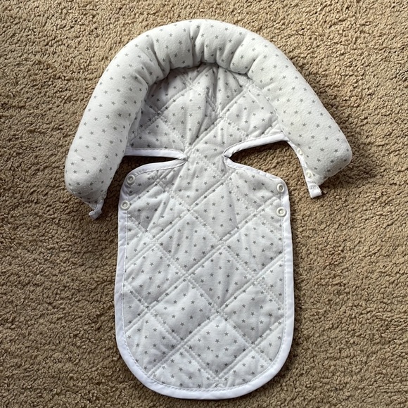 GO By Goldbug Clouds Duo Head Support And Strap Cover Set - Picture 8 of 12